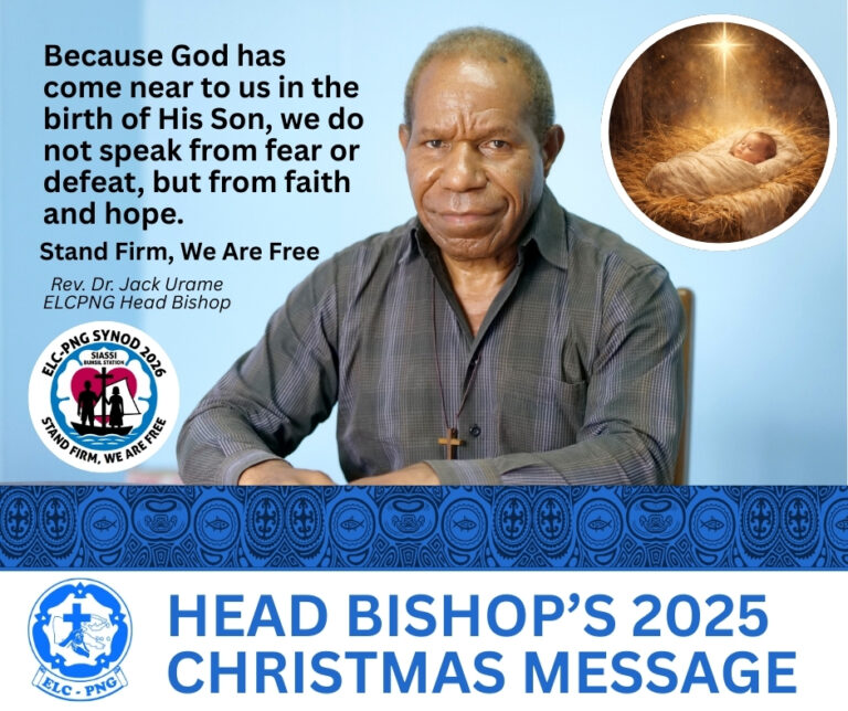 Bishop’s Christmas Message 2025