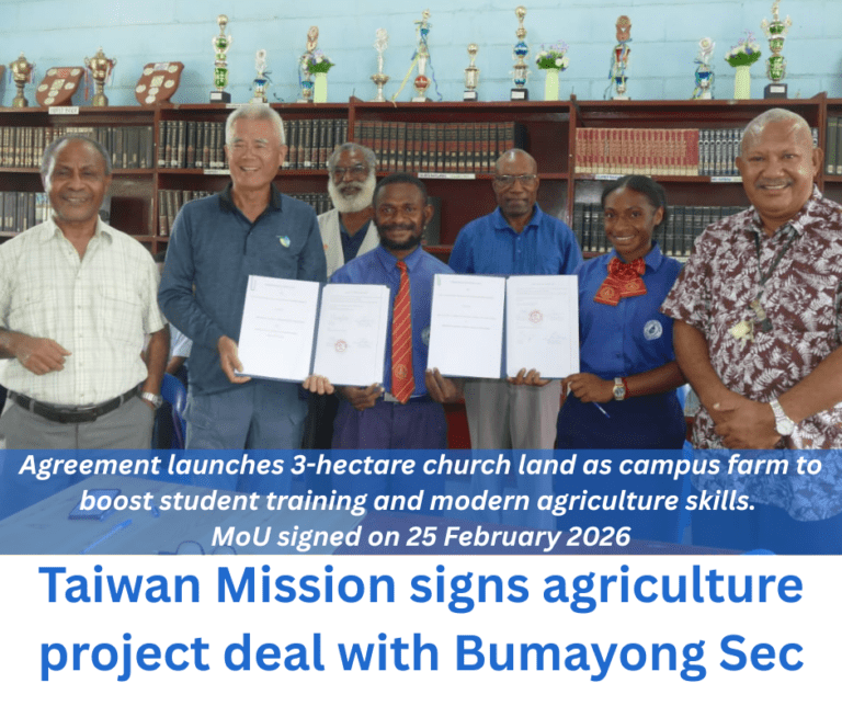 Taiwan Mission Signs Agreement with Bumayong Secondary